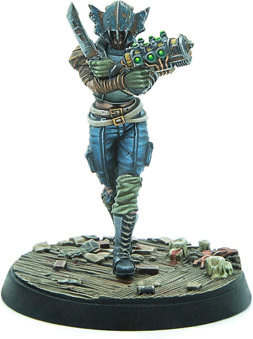 Modiphius Entertainment: Fallout: Wasteand Warfare Raiders - Disciples Leaders - 3 Figures, Nuka World Wave, 32mm Multi-Part Resin Unpainted Mniatures