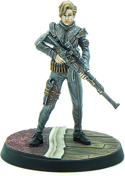 Modiphius Entertainment: Fallout: Wasteland Warfare Raiders - Operators Bosses - 3 Figures, Nuka World Wave, 32mm Multi-Part Resin Unpainted Mniatures