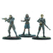 Modiphius Entertainment: Fallout: Wasteland Warfare Raiders - Operators Bosses - 3 Figures, Nuka World Wave, 32mm Multi-Part Resin Unpainted Mniatures