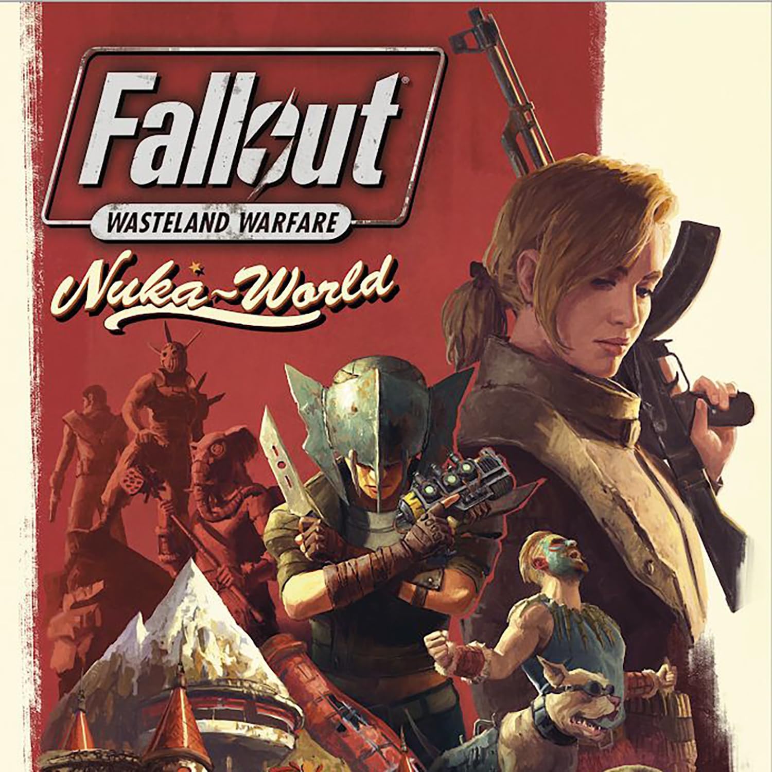 Modiphius Entertainment: Fallout: Wasteland Warfare - Nuka World Rules - RPG Expansion, Booklet & New Cards, Campaign System, Roleplaying