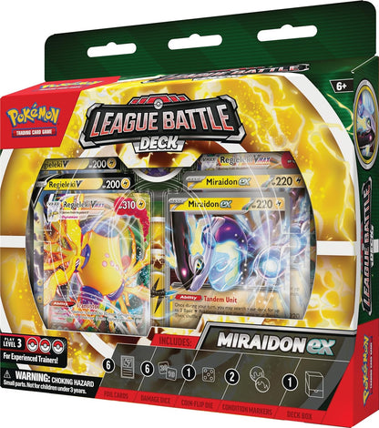 Pokémon TCG: Miraidon ex League Battle Deck (60-Card Ready-to-Play Deck Including Miraidon ex & Regieleki VMAX!)