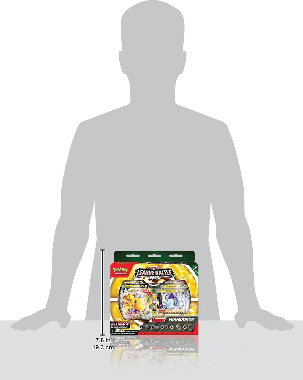 Pokémon TCG: Miraidon ex League Battle Deck (60-Card Ready-to-Play Deck Including Miraidon ex & Regieleki VMAX!)