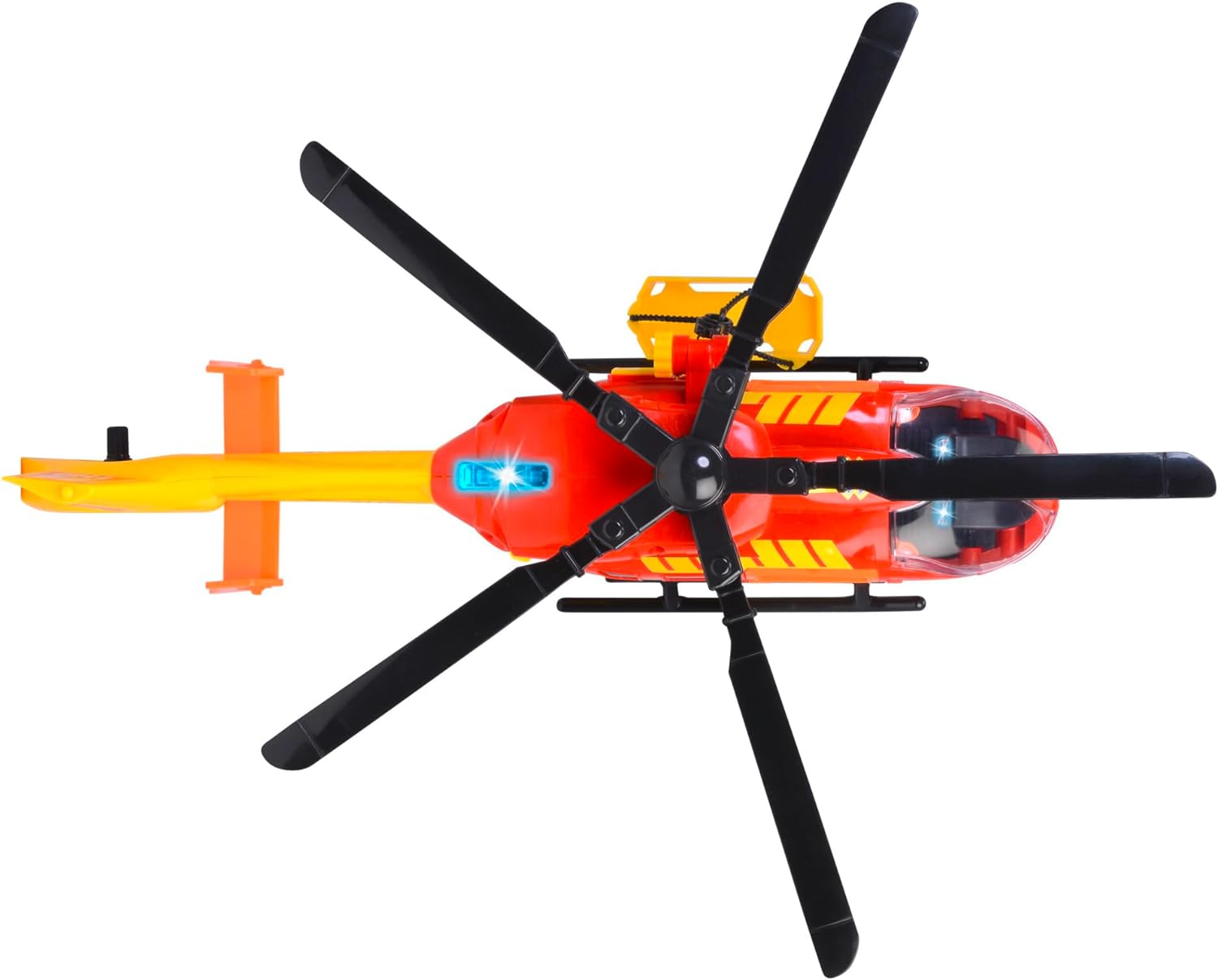 Dickie Toys - RESCUE HELICOPTER AIRBUS H145 (36 cm) - Toy Helicopter with Wind-Up Propeller, Light, Sound & Accessories - Children's Toy from 3 Years