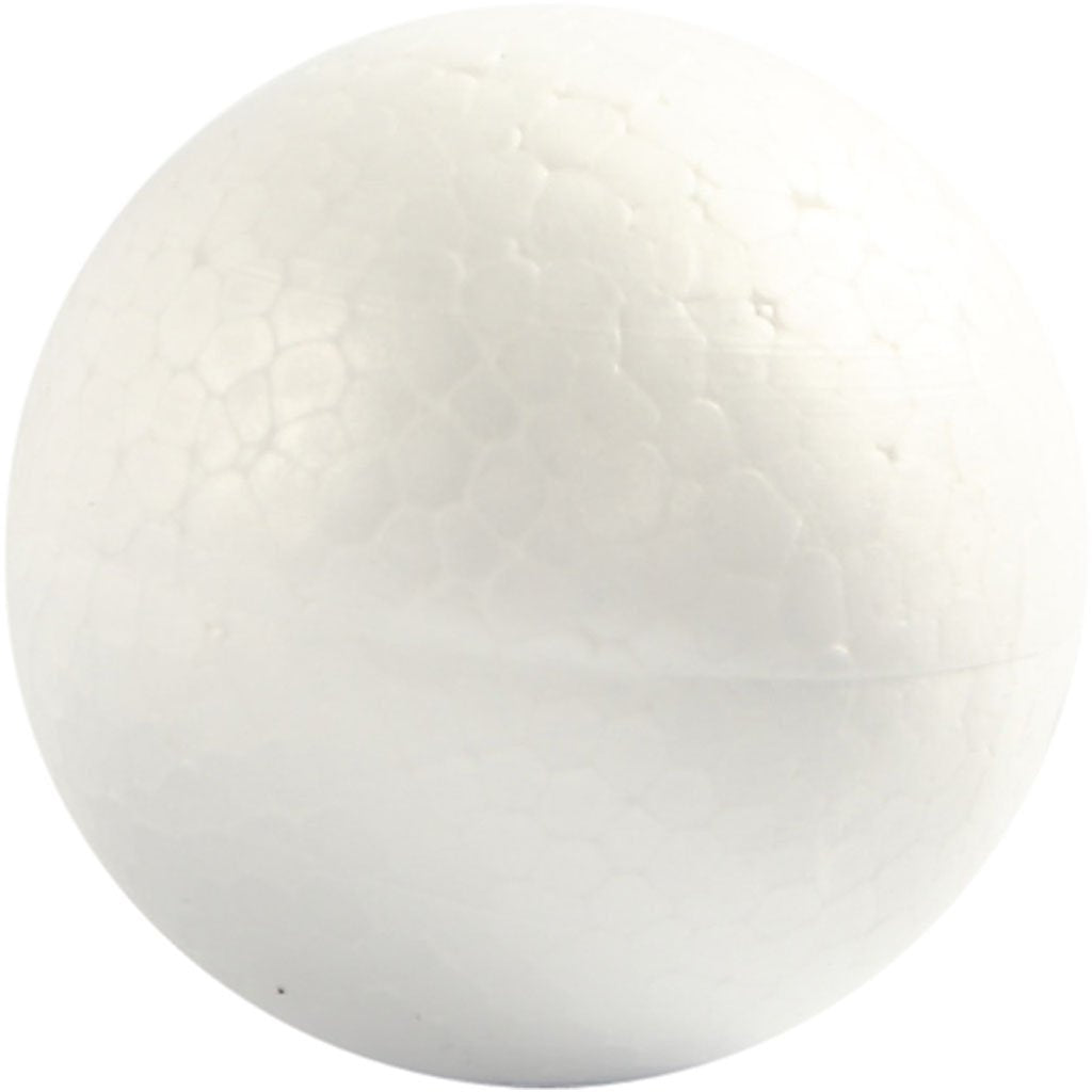 Ball, D: 5 cm, polystyrene, 5pcs