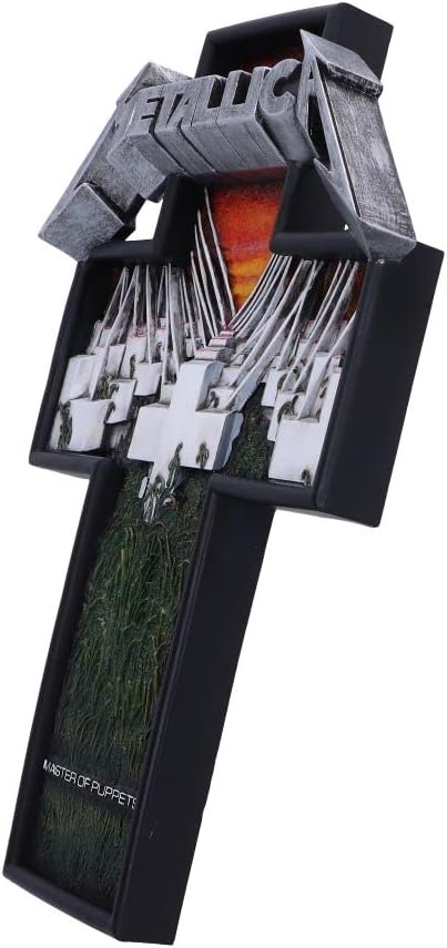 Nemesis Now Officially Licensed Metallica Master of Puppets Wall Plaque, Multi Coloured, 31.5cm, Nemesis Now Metallica Master of Puppets Wandschild, 31,5 cm, Kunstharz, mehrfarbig, offizielles Lizenzprodukt von Metallica, Master of Puppets Wandschild, aus