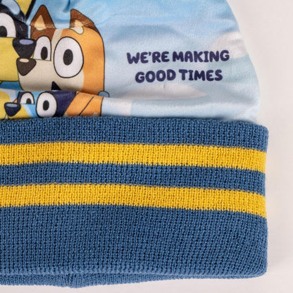 CERDÁ LIFE'S LITTLE MOMENTS Unisex Kinder Bluey Mütze, Handschuhe und Höschen Mütze
