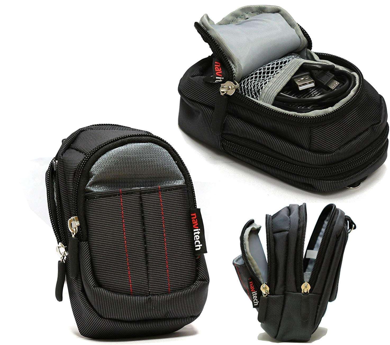Navitech Black Camera Case For OM System Tough TG-7 Digital Camera