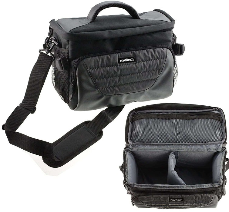 Navitech Grey Shoulder Camera Bag For OM SYSTEM OM-5 Camera