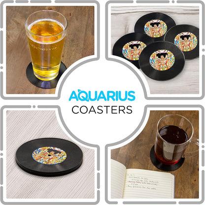 AQUARIUS Jimi Hendrix Coasters - Funny Coasters - Fun for Decorations - Coasters for Drinks - Officially Licensed Merchandise
