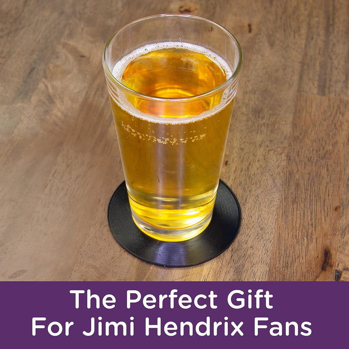 AQUARIUS Jimi Hendrix Coasters - Funny Coasters - Fun for Decorations - Coasters for Drinks - Officially Licensed Merchandise