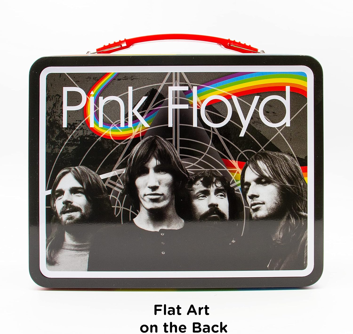 AQUARIUS Pink Floyd DSOM Fun Box - Sturdy Tin Storage Box with Plastic Handle & Embossed Front Cover - Officially Licensed Pink FloydMerchandise & Collectible Gift