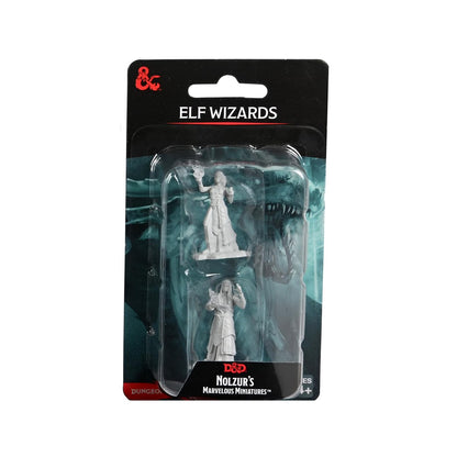 Dungeons & Dragons Nolzur`S Marvelous Unpainted Miniatures: W22 Elf Wizards