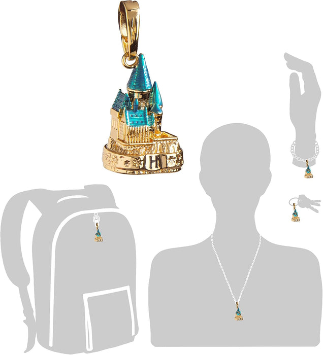 The Noble Collection Lumos Charm 2 Hogwarts Castle Coloured Gold