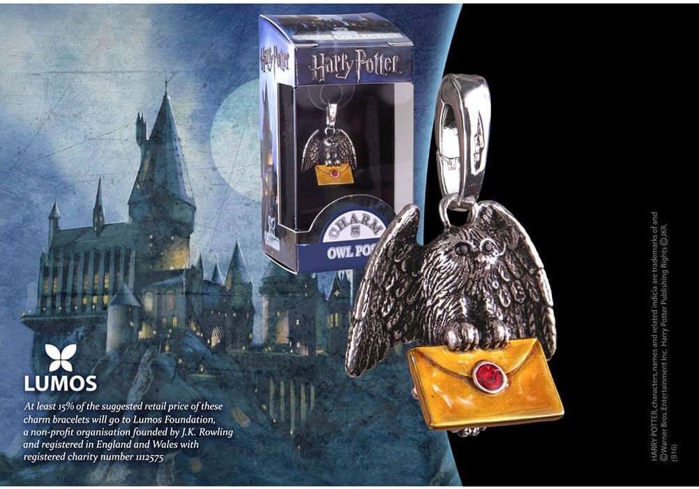 The Noble Collections Lumos Charm #5 Owl Post