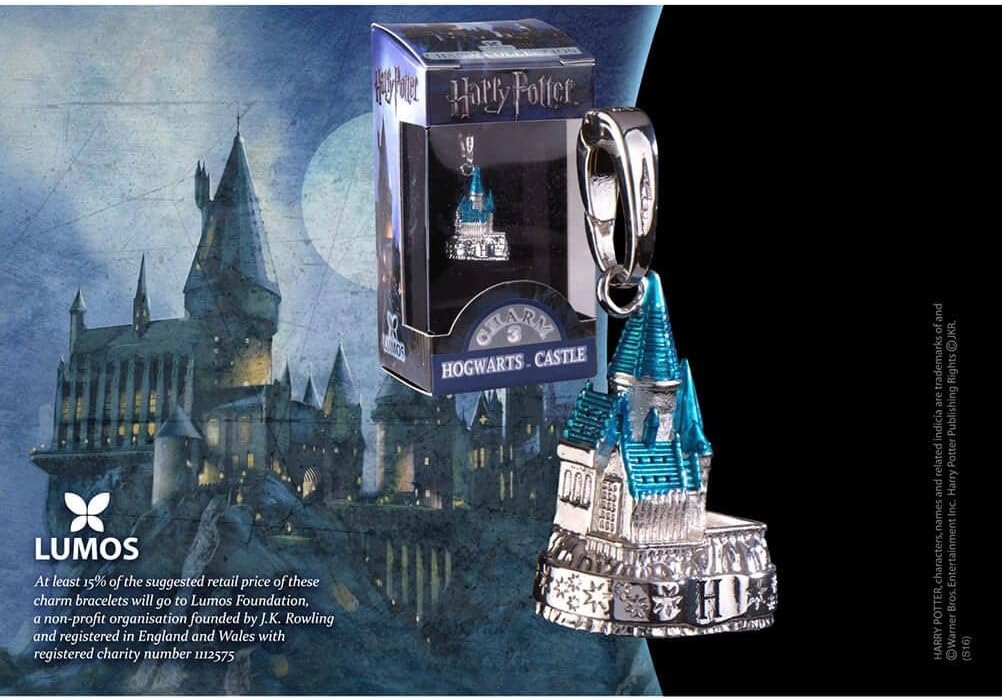 The Noble Collection Lumos Charm 3 Hogwarts Castle Coloured Silver