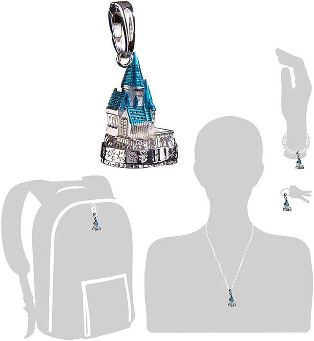 The Noble Collection Lumos Charm 3 Hogwarts Castle Coloured Silver