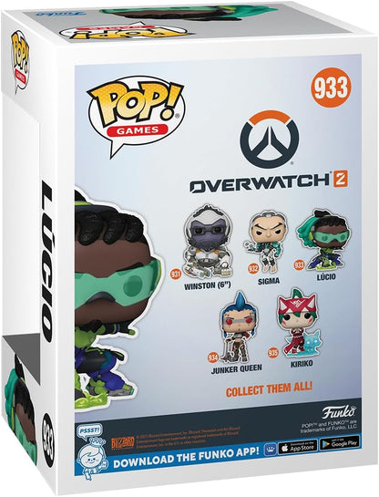 Funko POP! Games: OverWatch 2 Lucio - Overwatch 2 - Collectable Vinyl Figure - Gift Idea - Official Merchandise - Toys for Kids & Adults - Video Games Fans - Model Figure for Collectors and Display