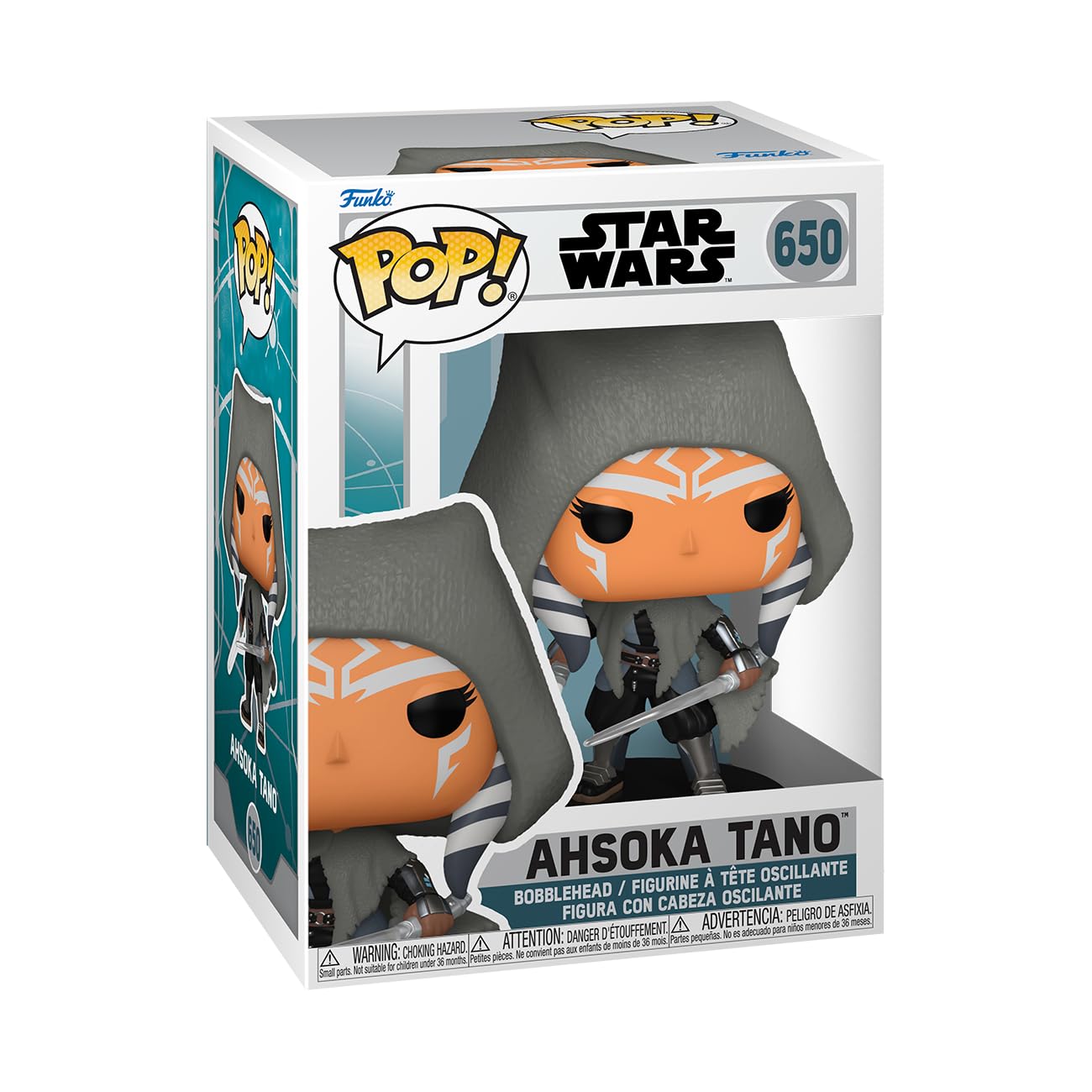 Funko POP! Star Wars: Ahsoka: Ahsoka Tano w/Dual Lightsabers - Collectable Vinyl Figure - Gift Idea - Official Merchandise - Toys for Kids & Adults - TV Fans - Model Figure for Collectors and Display