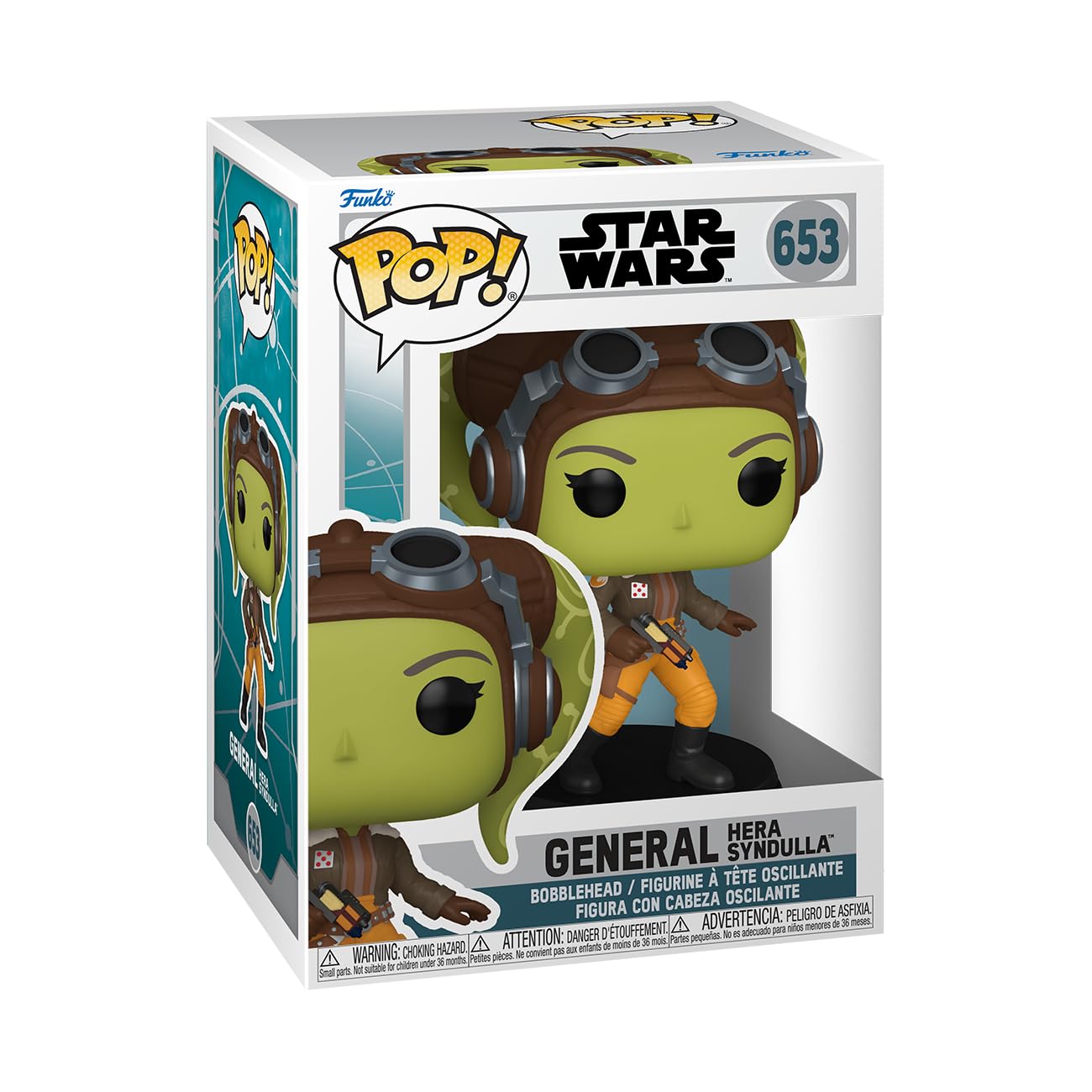 Funko POP! Star Wars: Ahsoka - General Hera Syndulla - Collectable Vinyl Figure - Gift Idea - Official Merchandise - Toys for Kids & Adults - TV Fans - Model Figure for Collectors and Display