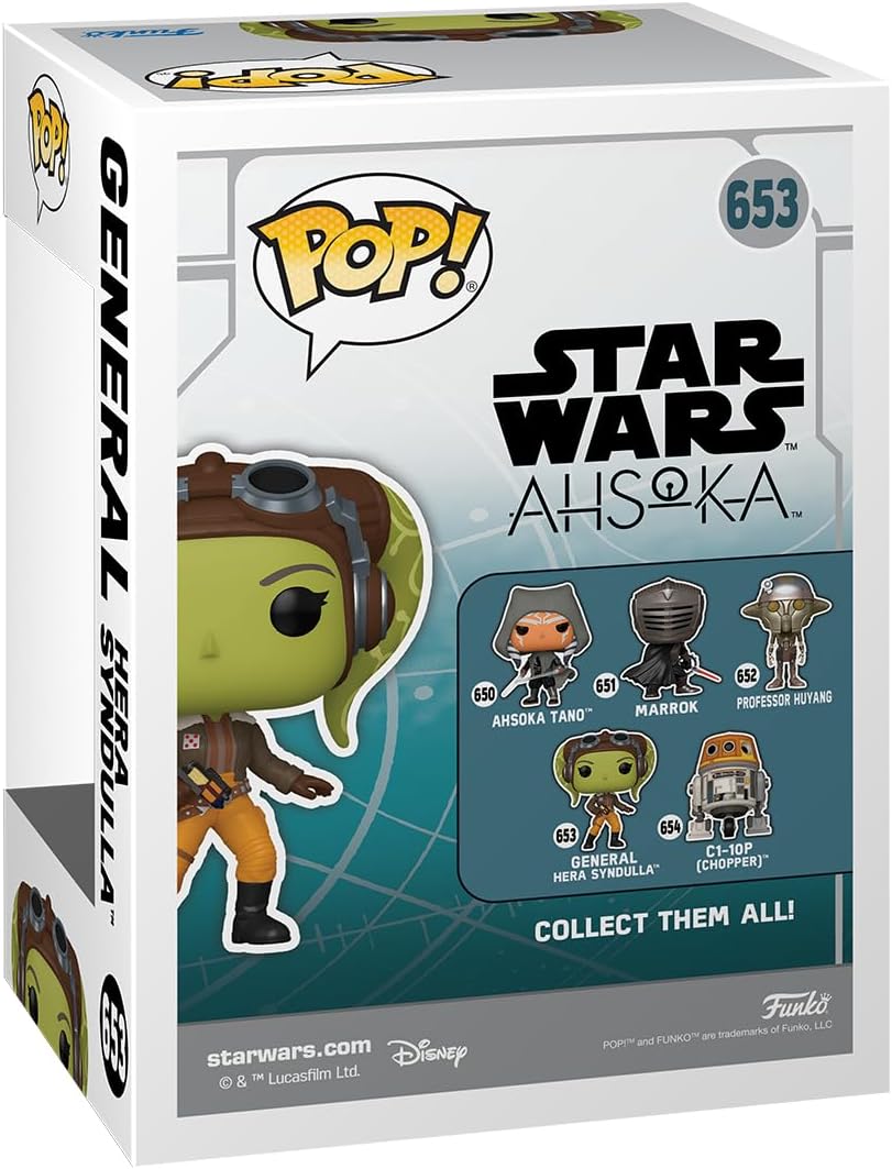 Funko POP! Star Wars: Ahsoka - General Hera Syndulla - Collectable Vinyl Figure - Gift Idea - Official Merchandise - Toys for Kids & Adults - TV Fans - Model Figure for Collectors and Display