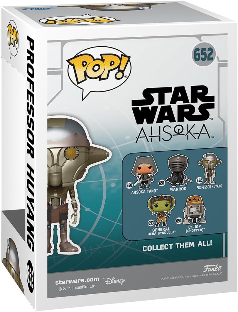 Funko POP! Star Wars: Ahsoka - Professor Huyang - Collectable Vinyl Figure - Gift Idea - Official Merchandise - Toys for Kids & Adults - TV Fans - Model Figure for Collectors and Display