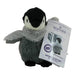 Warmies - Microwavable Plush, with Soothing Lavender Scent - Penguin, Grey (Grau Grau)