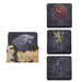 Game Of Thrones - Set Of 4 Coasters Houses Of Westeros ( Cr4160 )