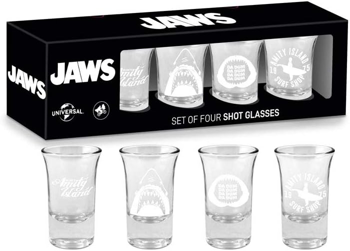 JAWS - Set of 4 Shot Glasses