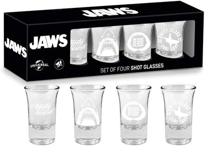 JAWS - Set of 4 Shot Glasses