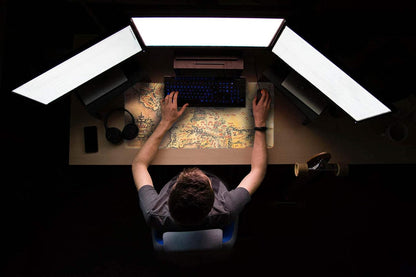 Grupo Erik The Lord Of The Rings XXL Mouse Mat | Desk Pad | 31.5" x 13.78" | Non-Slip Rubber Base Mouse Pad, Gaming Mouse Pad, Keyboard Mouse Mat | Lord Of The Rings Gifts