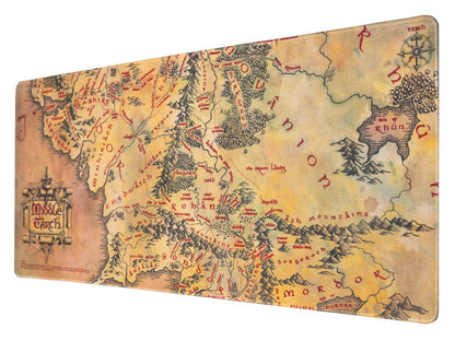 Grupo Erik The Lord Of The Rings XXL Mouse Mat | Desk Pad | 31.5" x 13.78" | Non-Slip Rubber Base Mouse Pad, Gaming Mouse Pad, Keyboard Mouse Mat | Lord Of The Rings Gifts