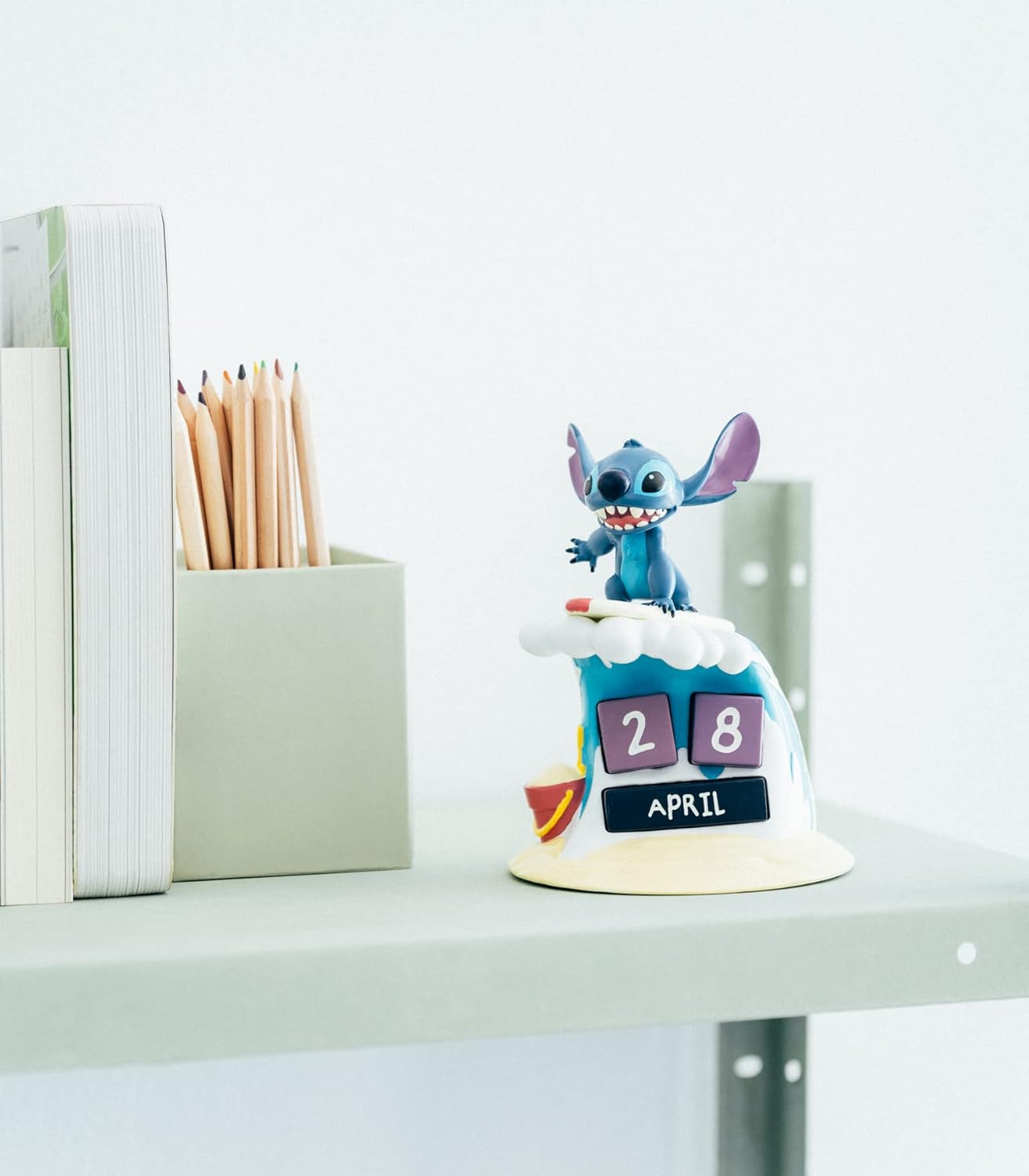 Grupo Erik Disney Stitch Perpetual Calendar | Flip Calendar | Stitch Calendar | Perpetual Calendars | Stitch Desk Calendar | Stitch Gifts | Stitch Figure | Cool Calendar,11.7x11.7x15.5