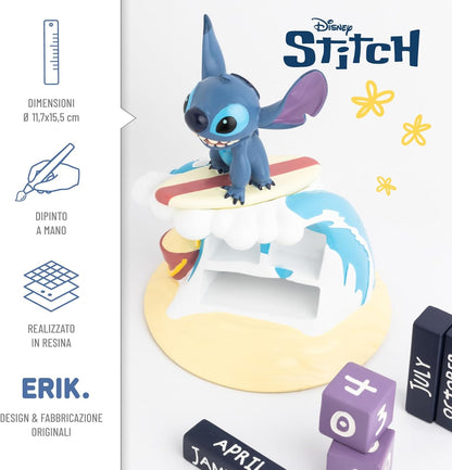 Grupo Erik Disney Stitch Perpetual Calendar | Flip Calendar | Stitch Calendar | Perpetual Calendars | Stitch Desk Calendar | Stitch Gifts | Stitch Figure | Cool Calendar,11.7x11.7x15.5