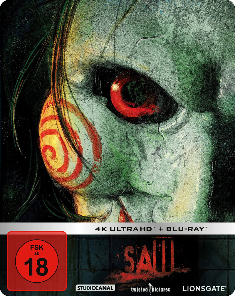 SAW - Limited Steelbook Edition (4K Ultra-HD+ Blu-ray 2D) - German Import