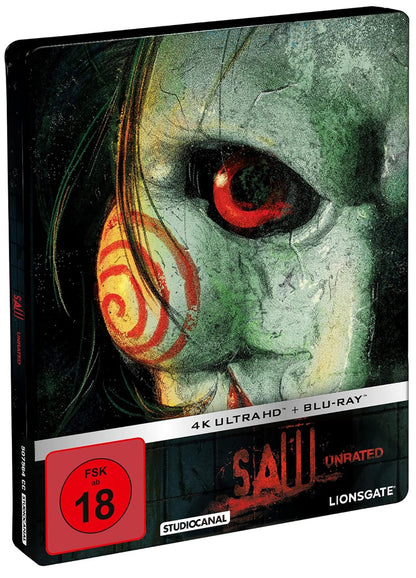 SAW - Limited Steelbook Edition (4K Ultra-HD+ Blu-ray 2D) - German Import