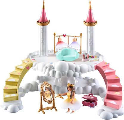 Playmobil 71408 Rainbow Castle: Dressing Room Cloud, FAiry-Tale Magical World, Fun Imaginative Role Play, PlaySets Suitable for Children Ages 4+