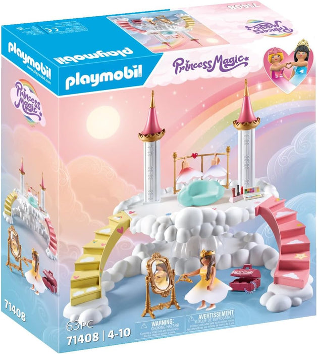 Playmobil 71408 Rainbow Castle: Dressing Room Cloud, FAiry-Tale Magical World, Fun Imaginative Role Play, PlaySets Suitable for Children Ages 4+