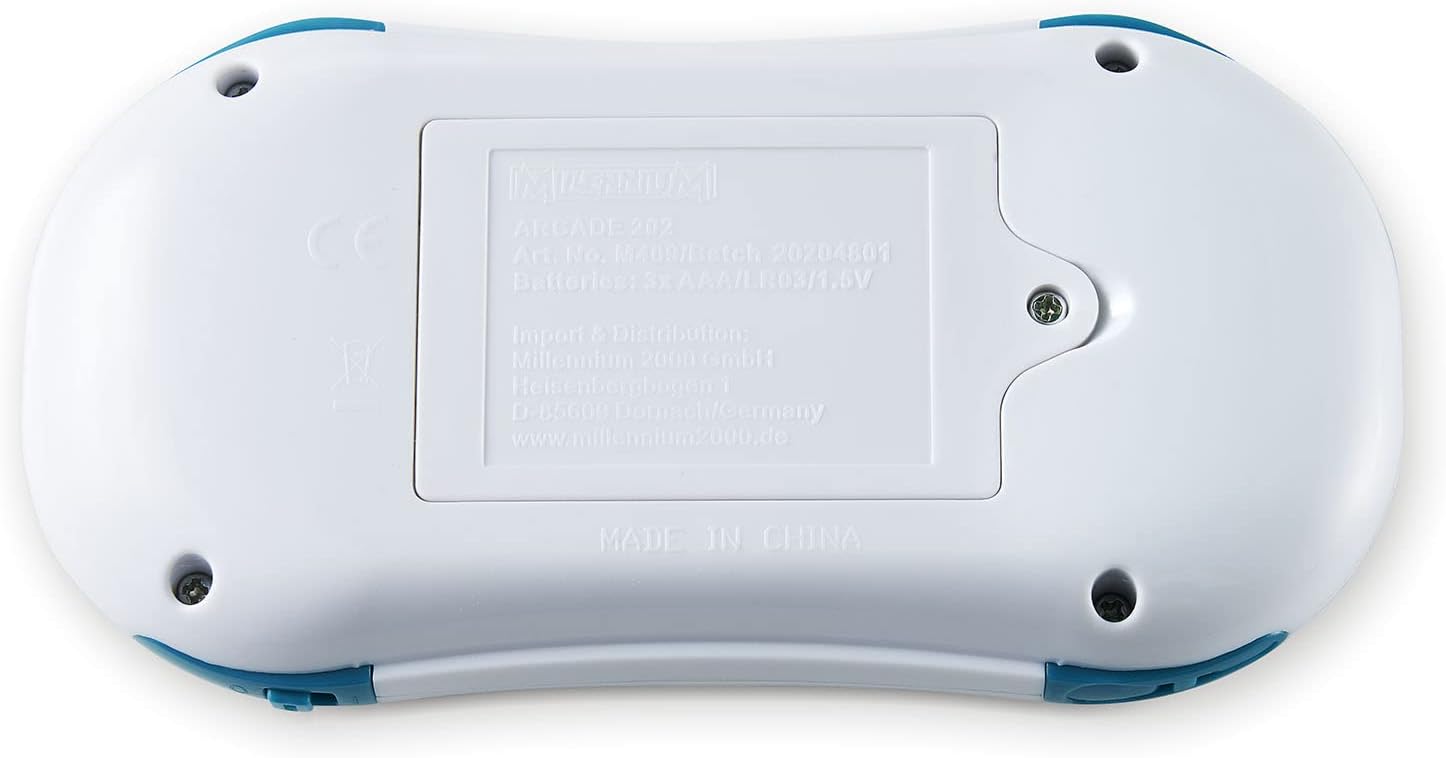 Millennium Portable Design Video Game Console – Cover Protector Art Decal – White 202 Games