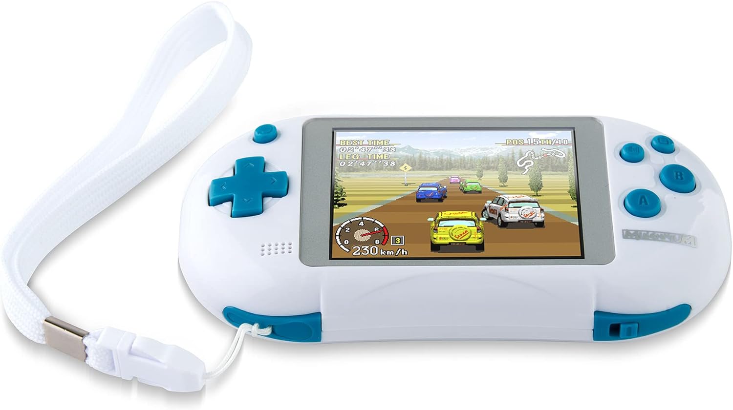 Millennium Portable Design Video Game Console – Cover Protector Art Decal – White 202 Games