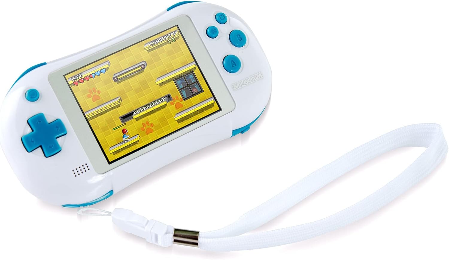 Millennium Portable Design Video Game Console – Cover Protector Art Decal – White 202 Games