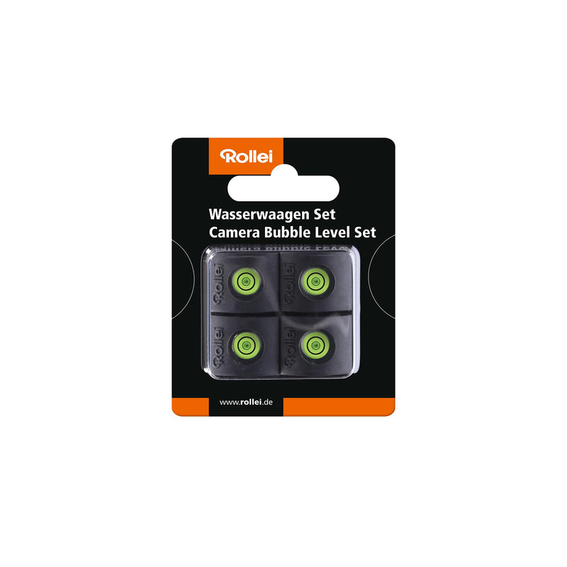 Rollei Spirit Level Set - Clip-on Spirit Level for Correct Camera Alignment for Hot Shoe (Pack of 4