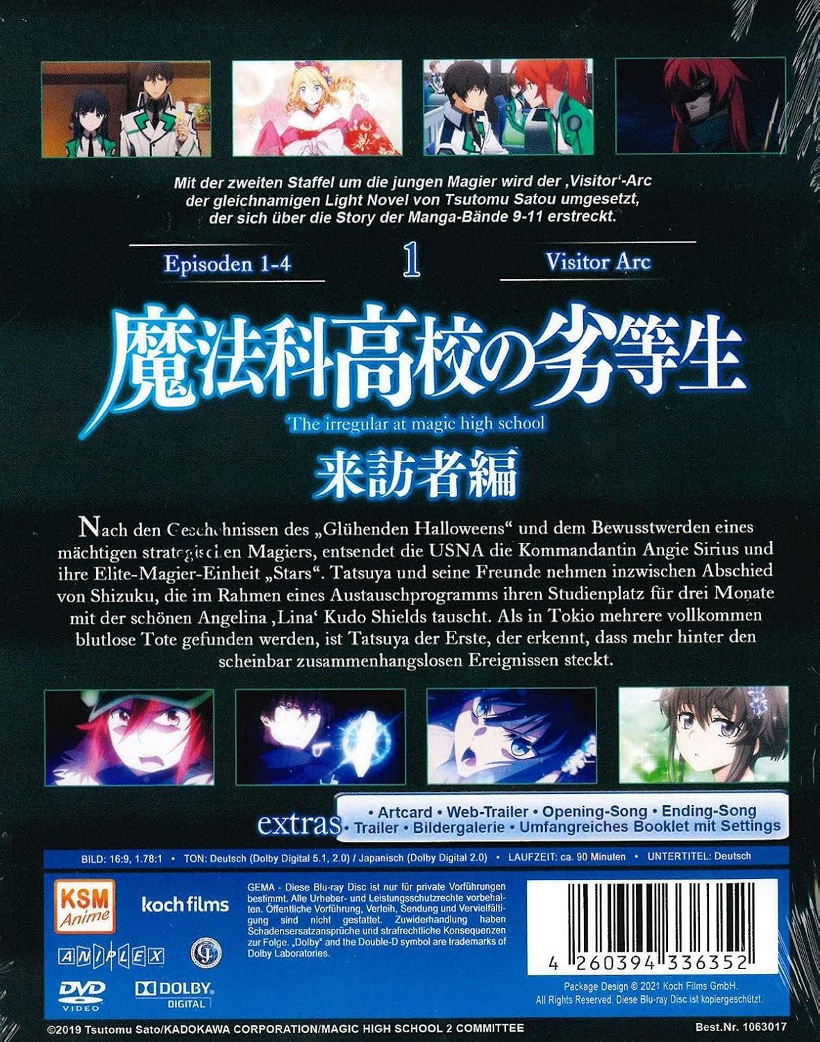 The Irregular at Magic High School: Visitor Arc - Volume 1: Episode 1-4