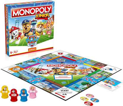 Monopoly Junior - Paw Patrol (DA/SE) (WIN5411)