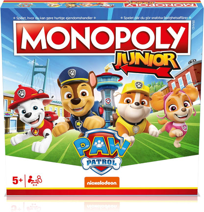 Monopoly Junior - Paw Patrol (DA/SE) (WIN5411)