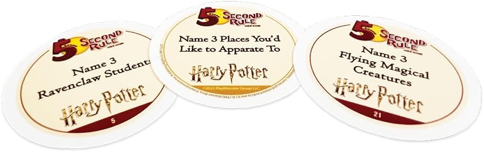 5 Second Rule Mini Harry Potter