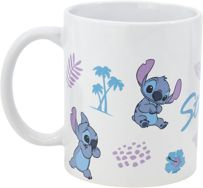 Ceramic Mug - Mug 325 ML | Stitch Leaves Pattern
