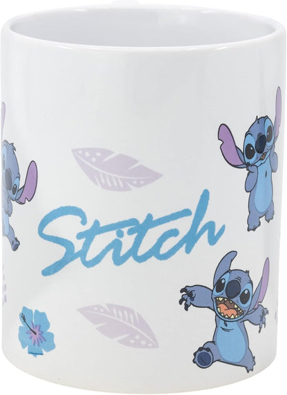 Ceramic Mug - Mug 325 ML | Stitch Leaves Pattern