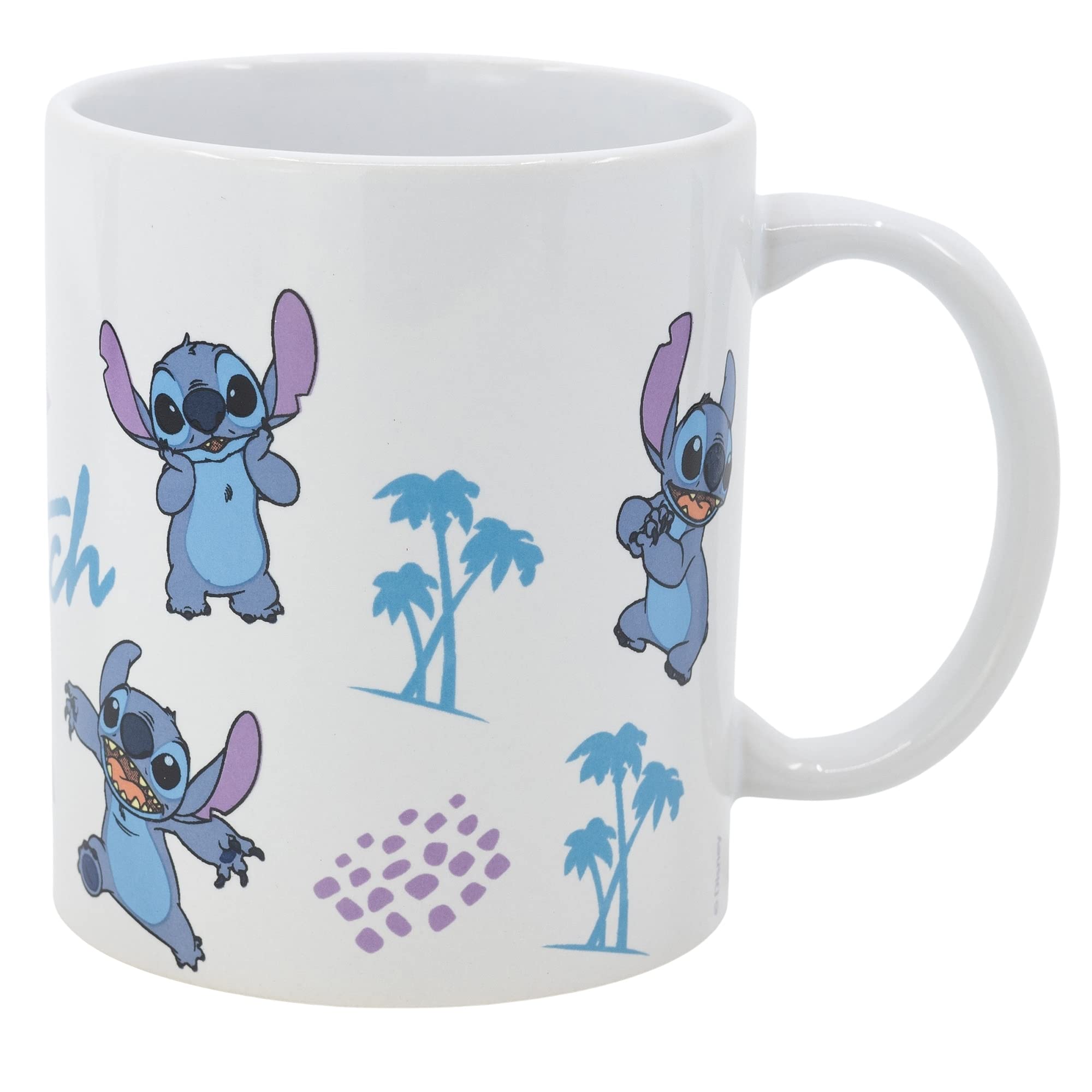 Ceramic Mug - Mug 325 ML | Stitch Leaves Pattern