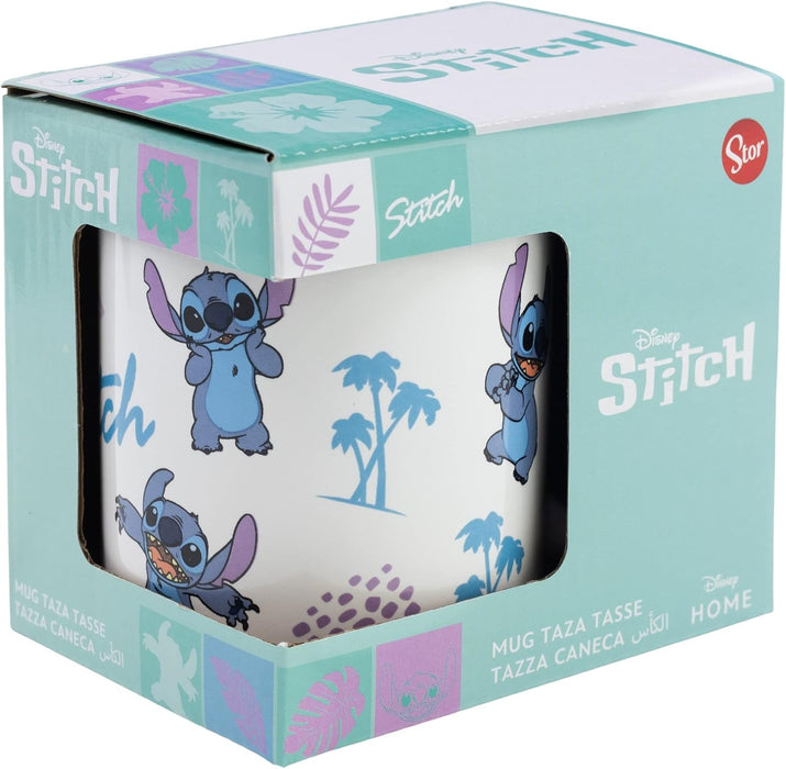 Ceramic Mug - Mug 325 ML | Stitch Leaves Pattern