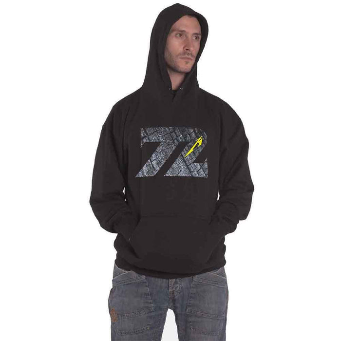 Rock Off officially licensed products Metallica Hoodie 72 Seasons Charred Band Logo Official Mens Black Pullover